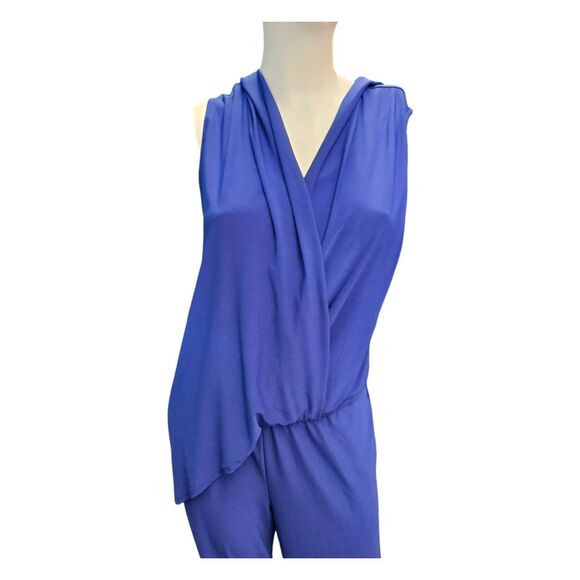 IMAN Royal Blue Jumpsuit Size Medium - Picture 4 of 7